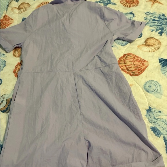 Lavender Women's hausen hemline naomi romper NWT. Size large - Picture 5 of 5